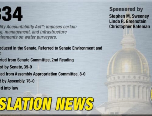Legislation Update: Water Quality Accountability Act (S2834) Signed Into Law